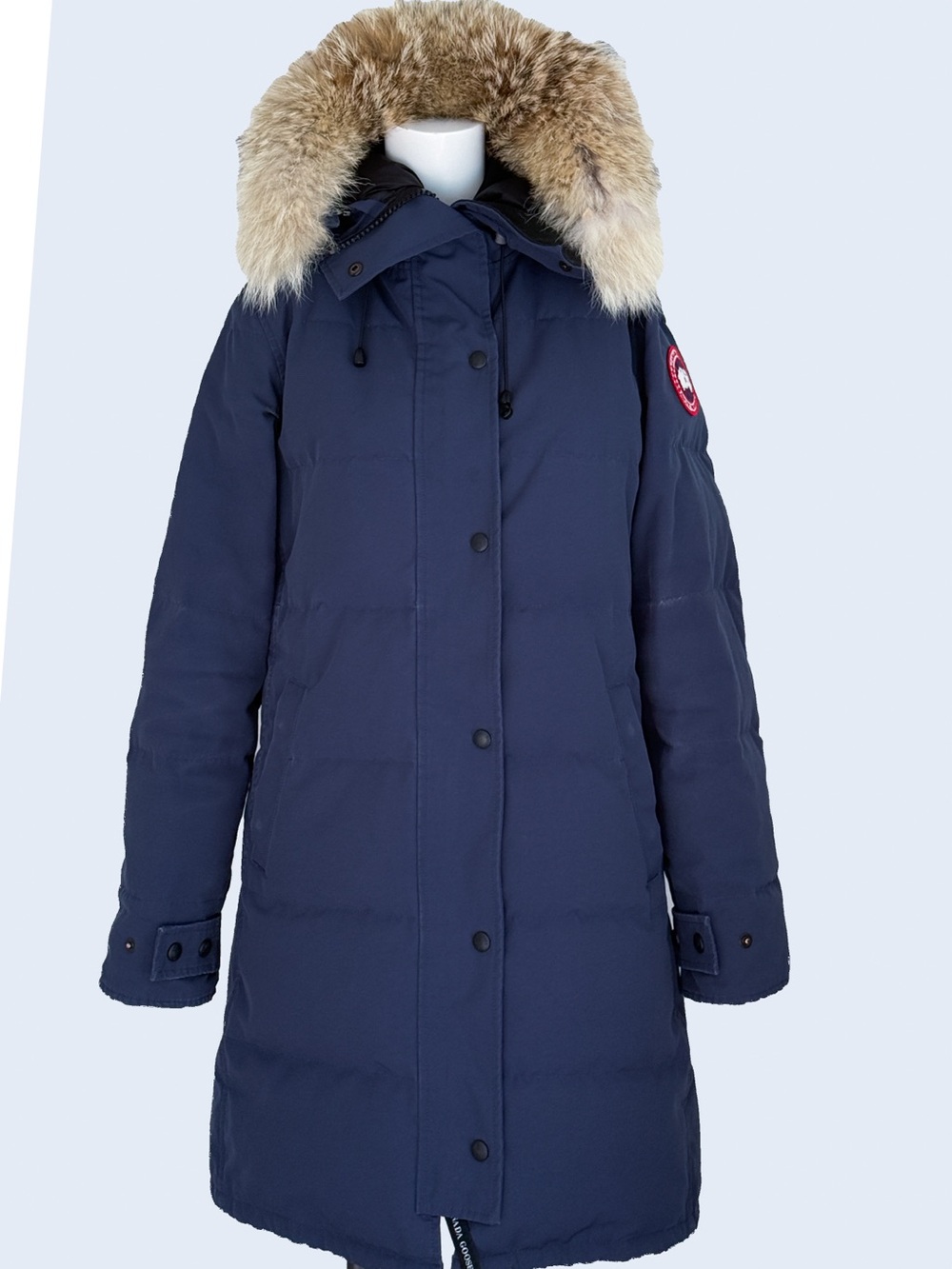 Women's Canada Goose Shelburne Parka in Atlantic Navy (Size S/P